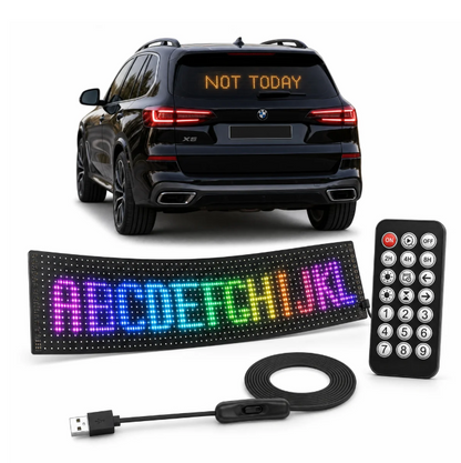 Custom LED Car Sign
